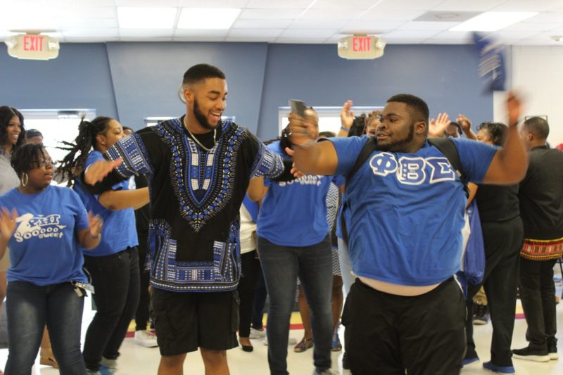 Phi Beta Sigmas in the Cafeteria