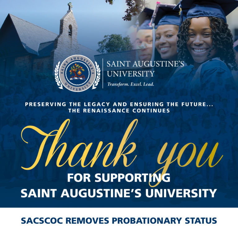 SACSCOCGraphic Saint Augustine's University